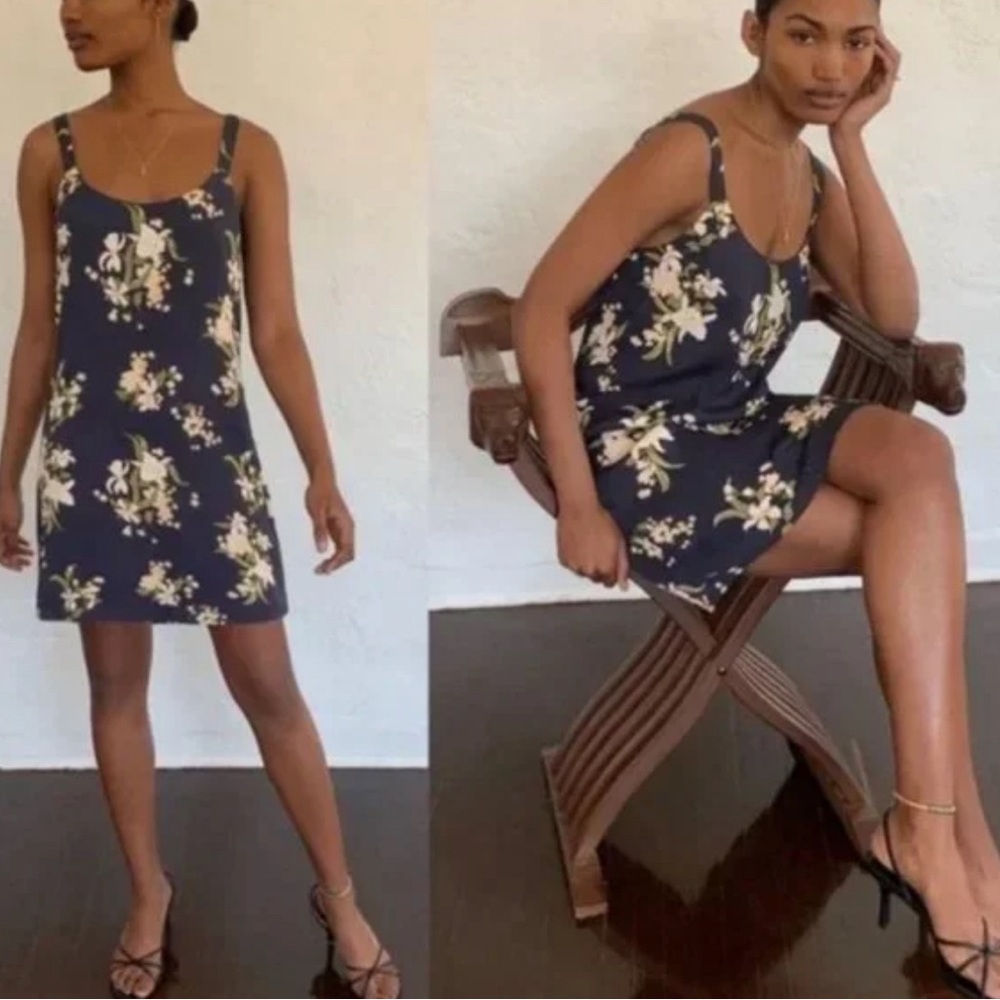 Reformation Floral Print Minidress